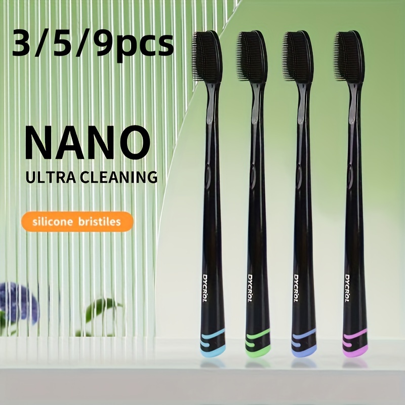 

3/5/9pcs Cleaning Bristles Toothbrushes Ergonomic - , , -free, Suitable For