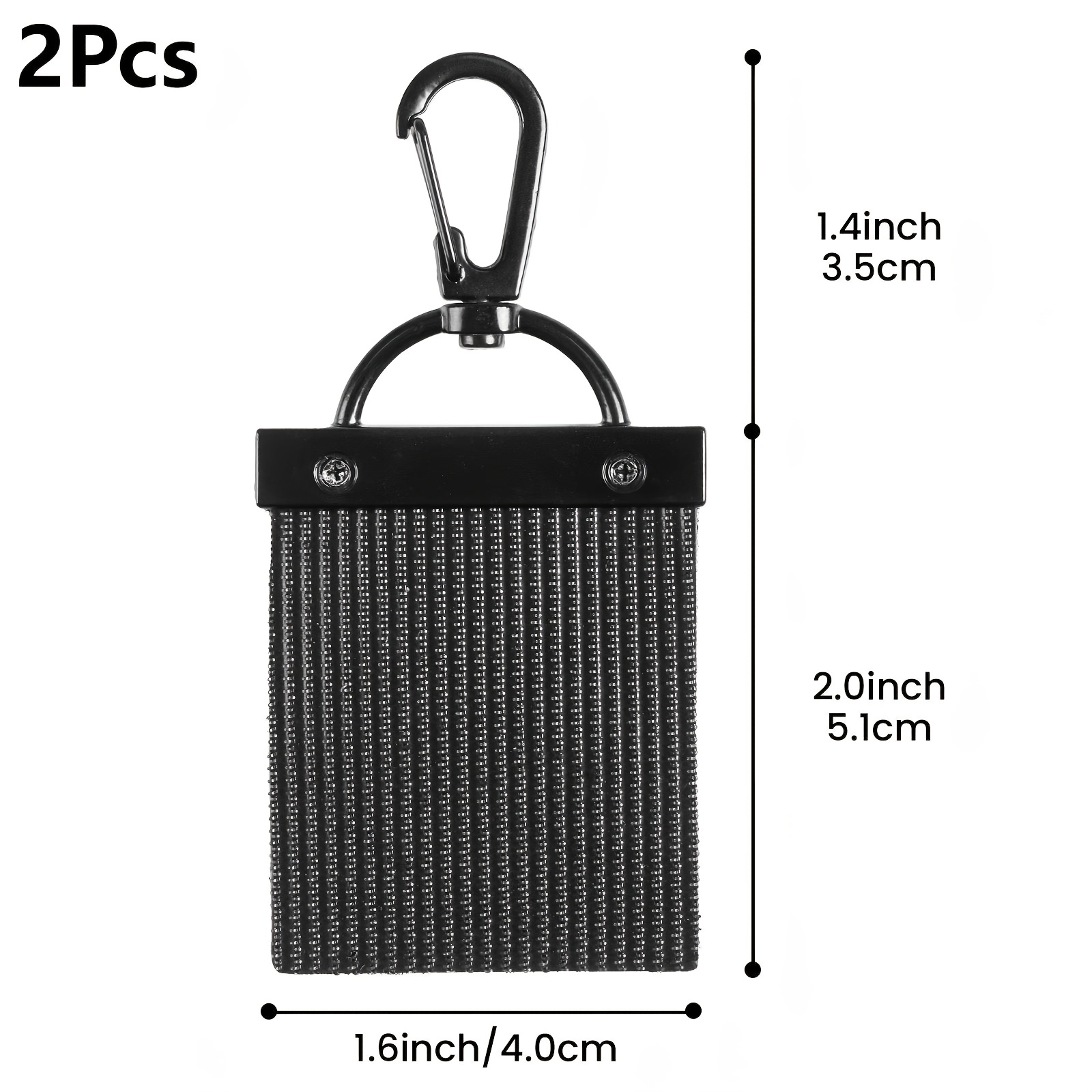 E-shop Golfhandschuhhalter Clip – Klebebefestigung für Golfbag mit Münztasche, Unisex Zubehör zum Transport von Handschuhen nach der Runde
