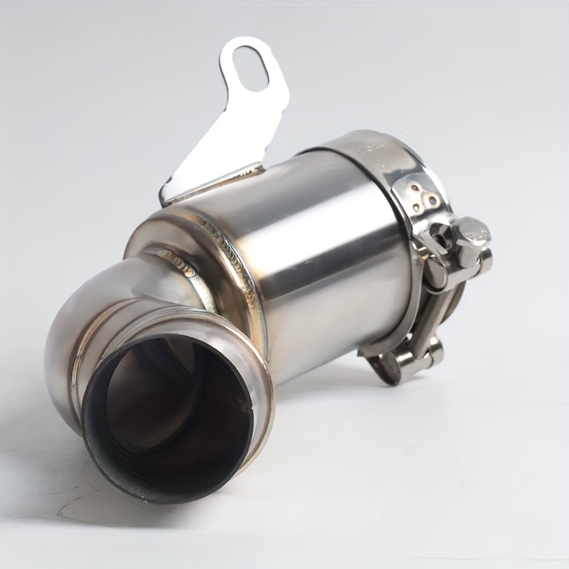 390 adventure stainless steel exhaust midsection no drums design professional motorcycle exhaust modification for original factory   road motorcycle upgrade sleek metallic     construction motorcycle accessories details 9