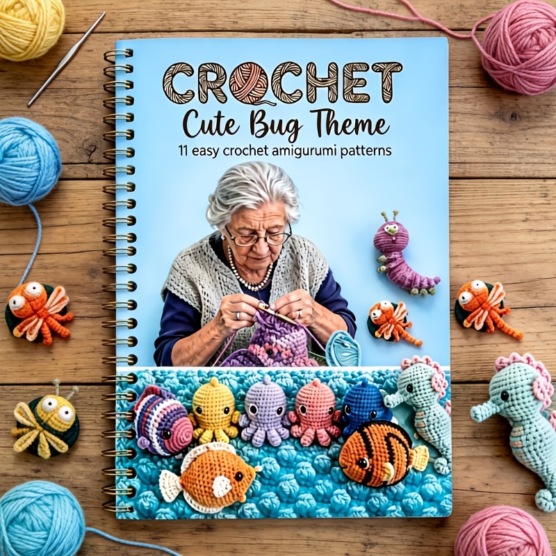 TEMU Tutoriel de motif de jouet en peluche Amigurumi : Guide facile à suivre avec des étapes détaillées | Tutoriel de crochet rapide et facile |