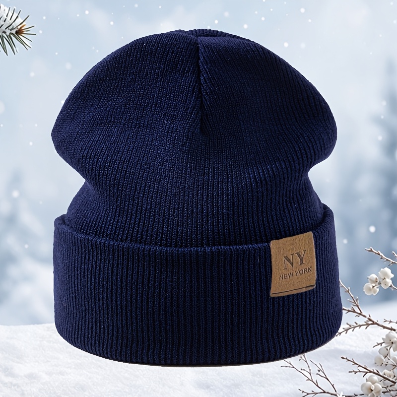Fashion Women's Solid Color Pullover Winter Hat