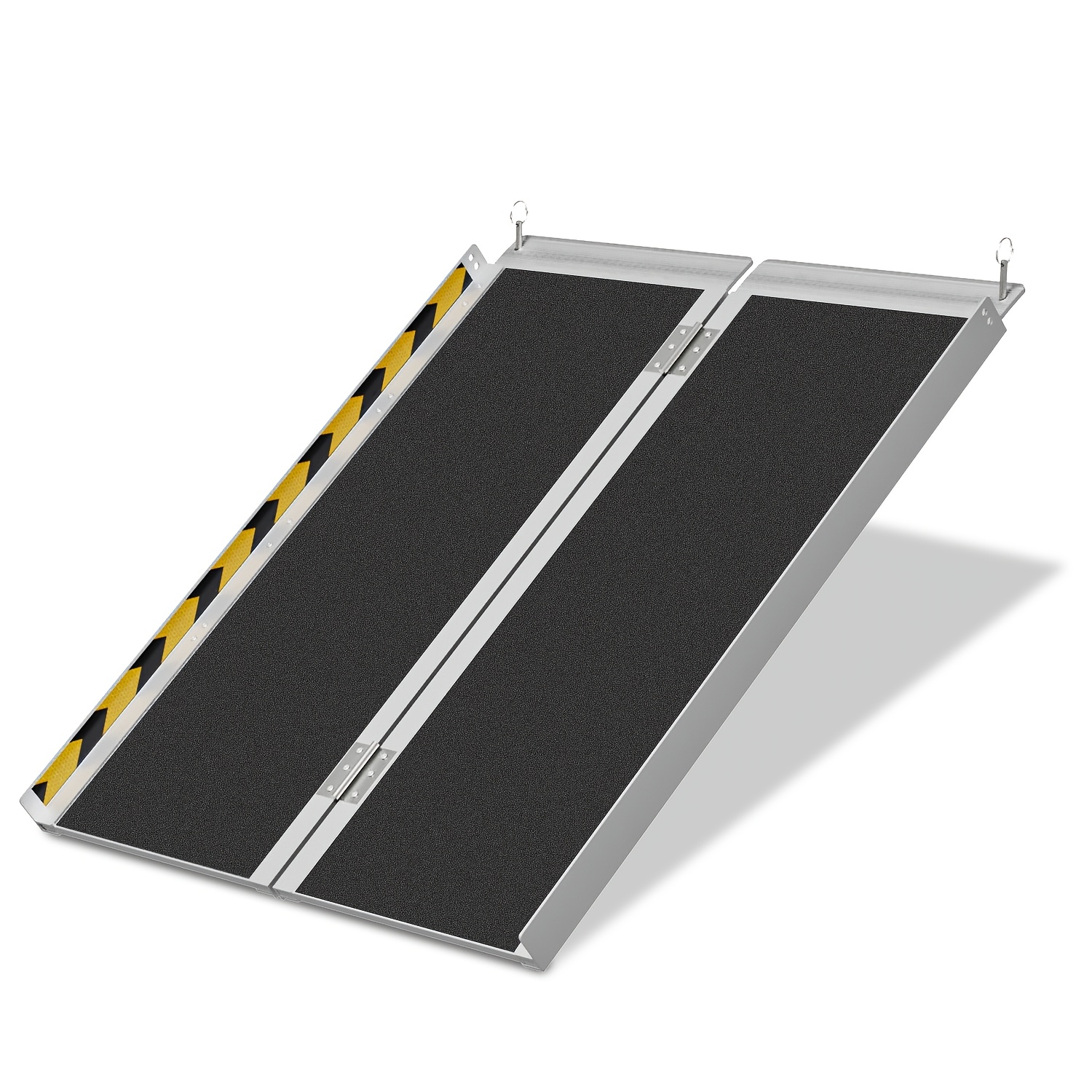 Image of Sonnewelt 91x73cm Wheelchair Ramp Load Capacity Up To 270kg Wheelchair Ramp With Non-slip Surface Portable Wheelchair Ramp Foldable Home Wheelchair Ramp Stairs, Steps, Doorways