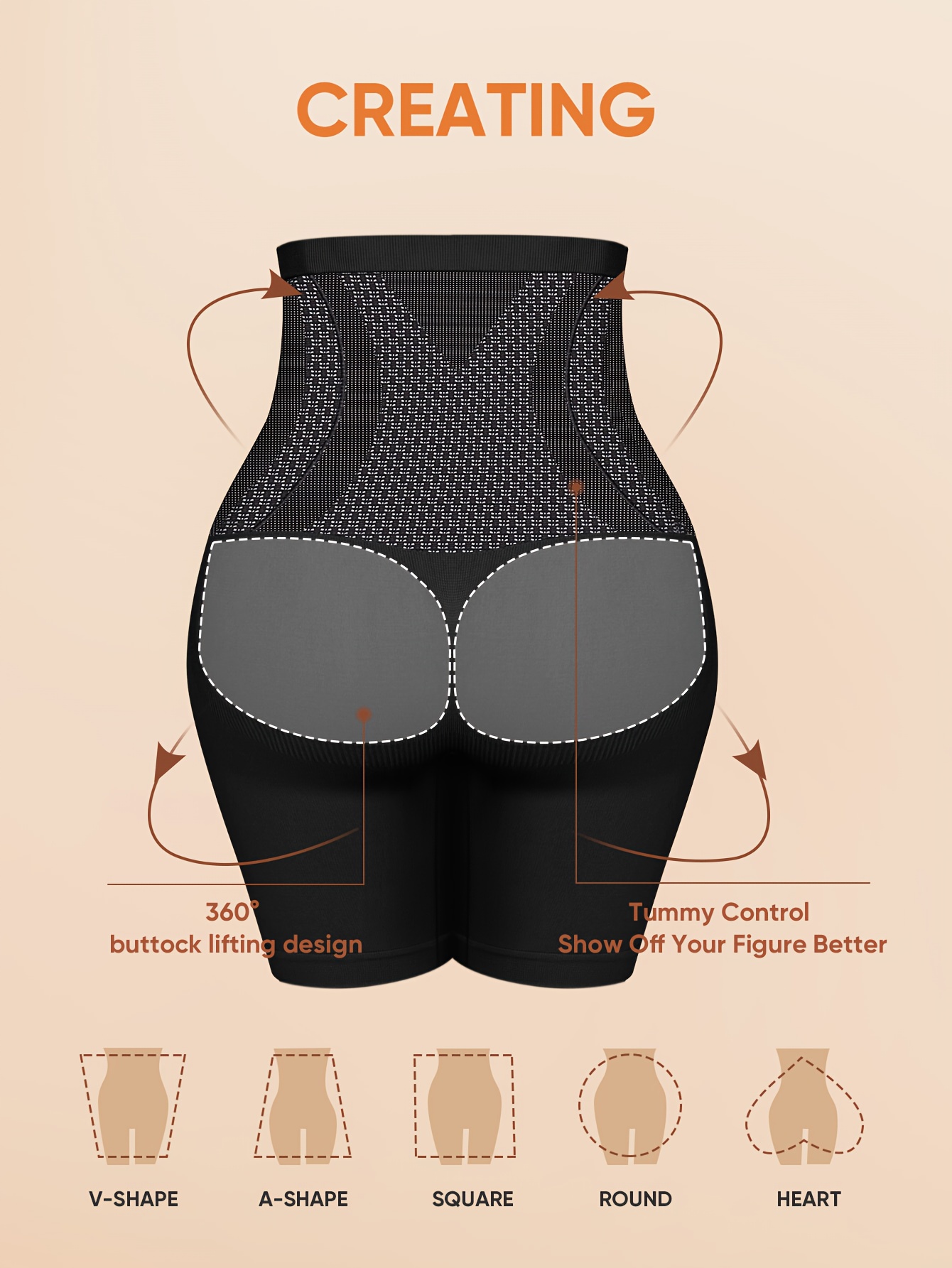 Culotte Gainante Femme – Taille Haute Remonte-Fessier Sous-vêtements grande taille, Très grande taille, Culotte taille haute gainante, Gainante et remonte-fessier, Culottes sans coutures, Sous-vêtements pour femme, Culottes, Boxers-culottes