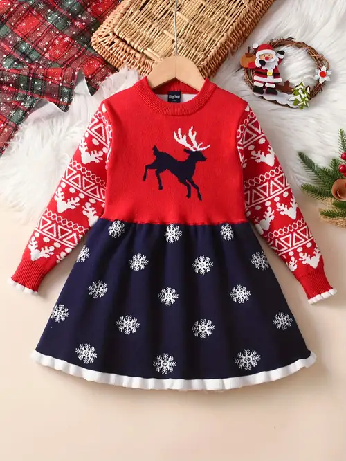 woolen christmas dress Women Christmas Clothes Lady Girls Xmas Winter Dress Kniting Woolen Long Sleeve Mini Dresses Navidad Clothing Plus Size - Price history & Review | AliExpress Seller - babelin hommie Store