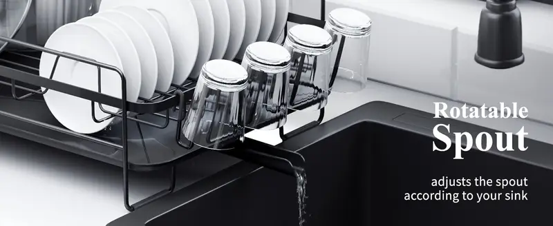 anti rust large dish drying rack multifunctional dish rack and set extendable dish drying rack versatile drying dish baskets bins containers Product details 2