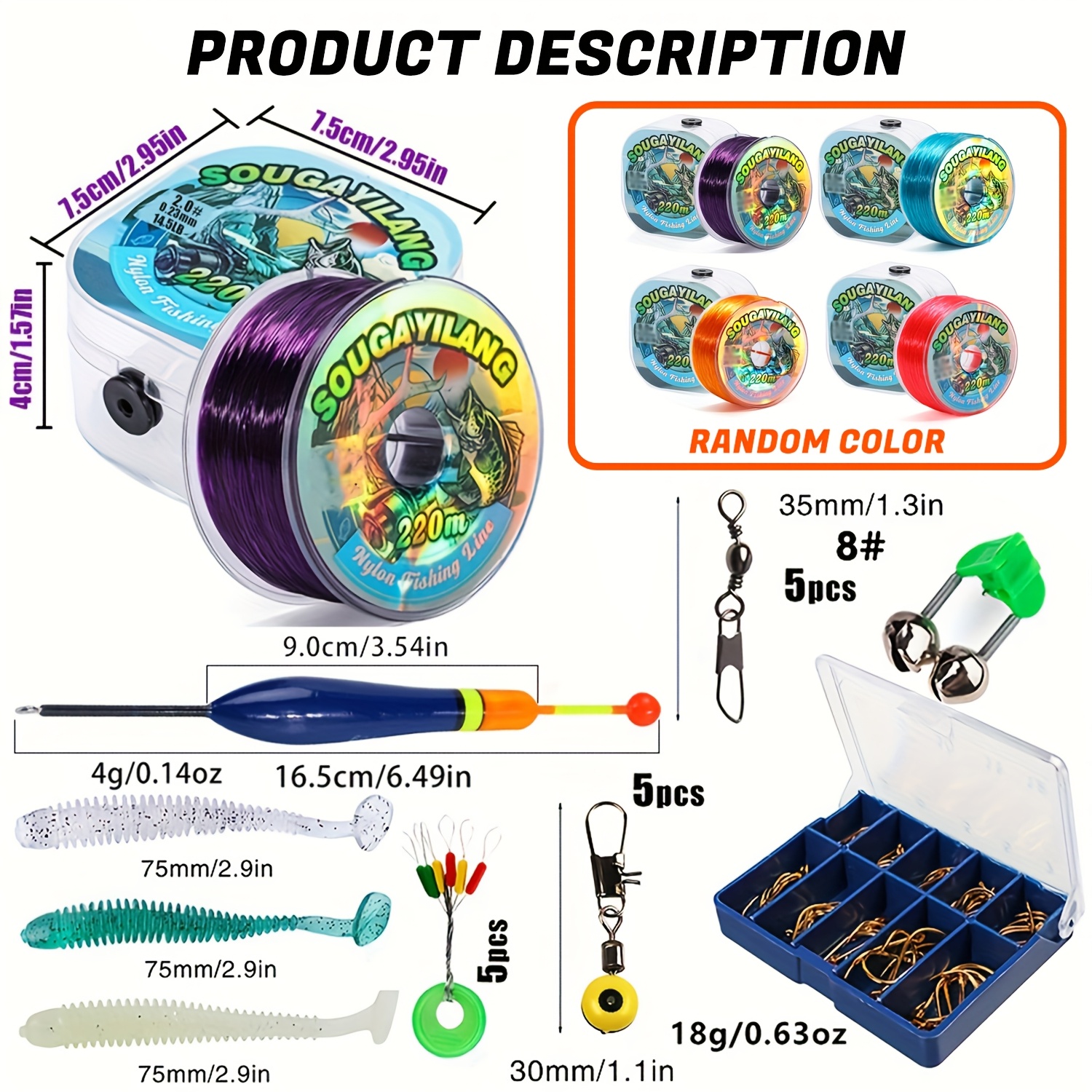 Temple Fork Outfitters Axiom II Canne à Pêche à La Mouche En Eau Douce Haute Performance 4 Pièces 2,7 M Avec étui, 5 Wt. 2,7 M