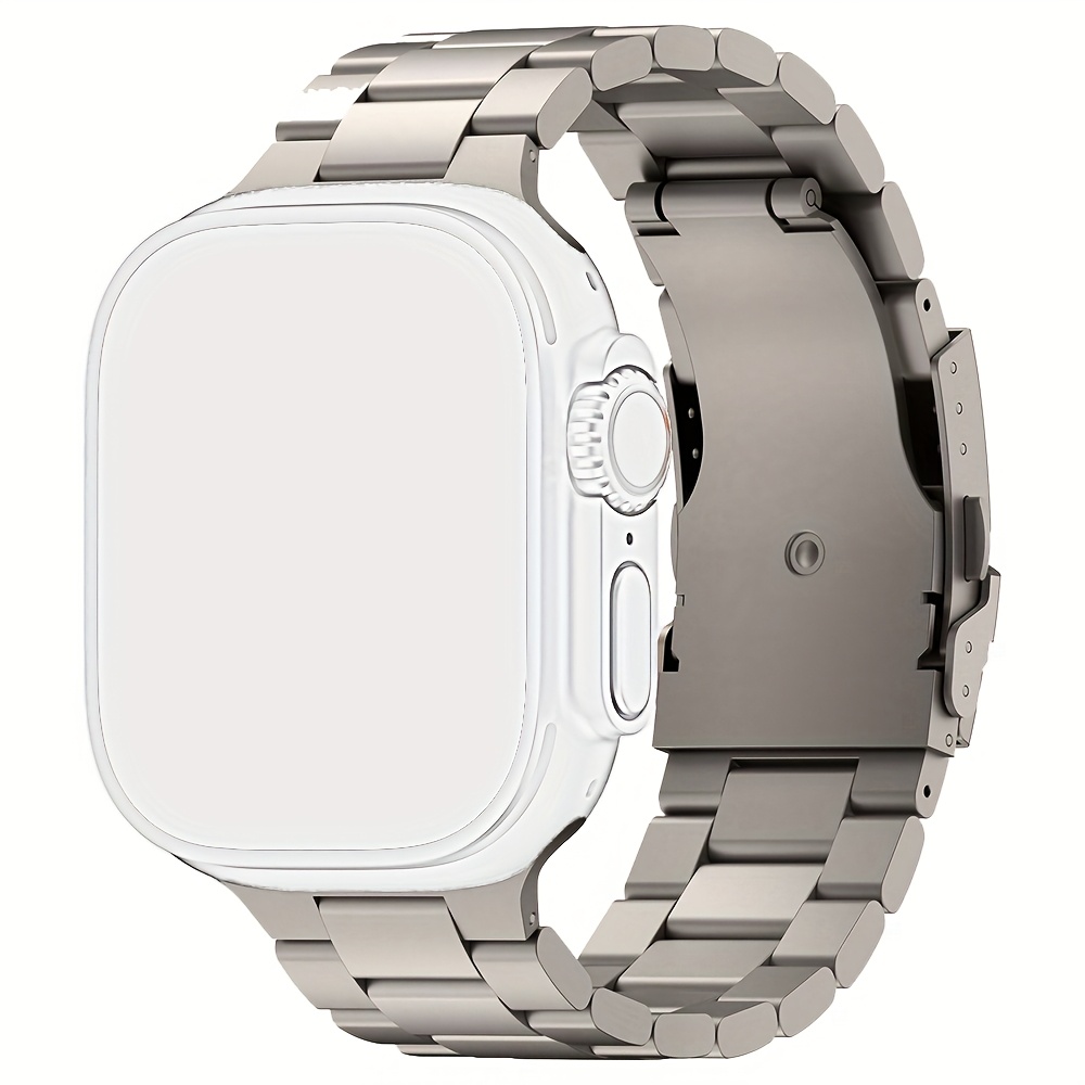 Men Luxury Titanium Alloy Strap For Watch Series 10 46mm Ultra 2/1 49mm Business Metal Bracelet For Iwatch 6 5 4 Se 45mm 44mm Band