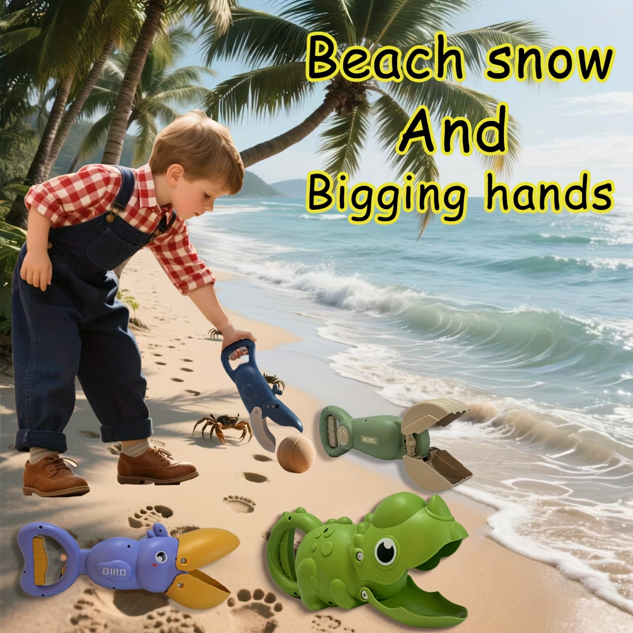 Kids Dual Purpose Sand & Snow Shovel Toy