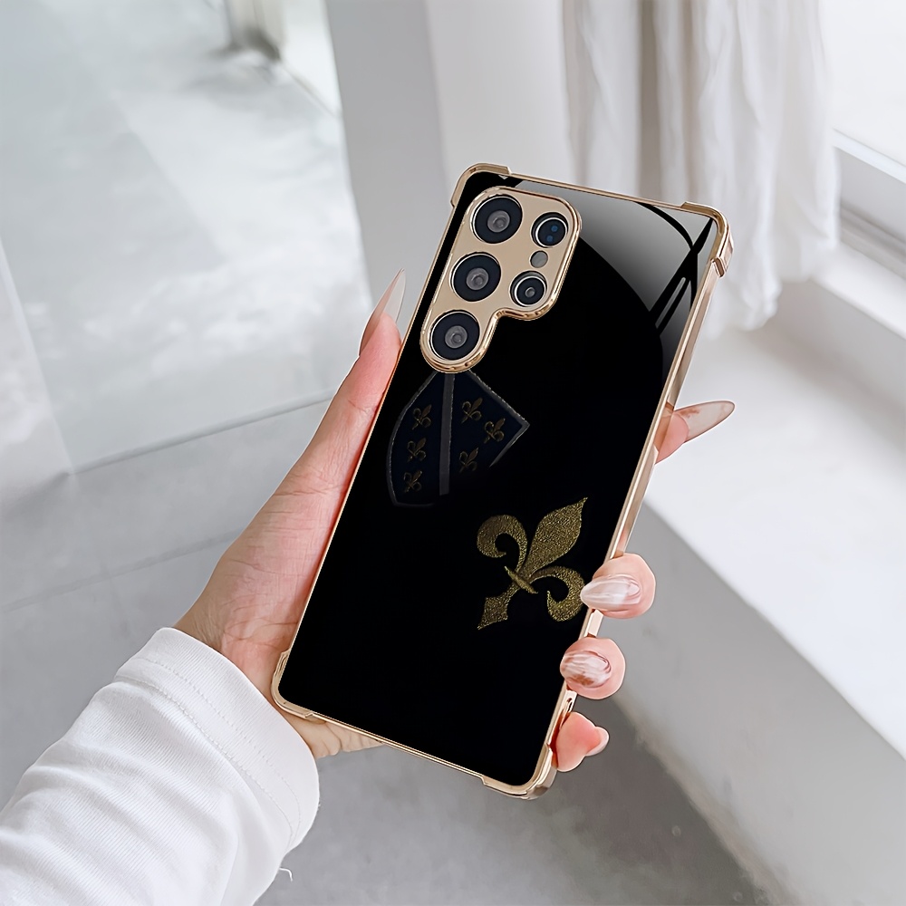 TEMU Phone Case: Bosnia Bosna Iris Flower Pattern Phone Case Suitable For Galaxy A56 A36 A55 A35 A06 A05 A14 A24 A34 A54 A16 A05s A25 A15 A33 A53 S25