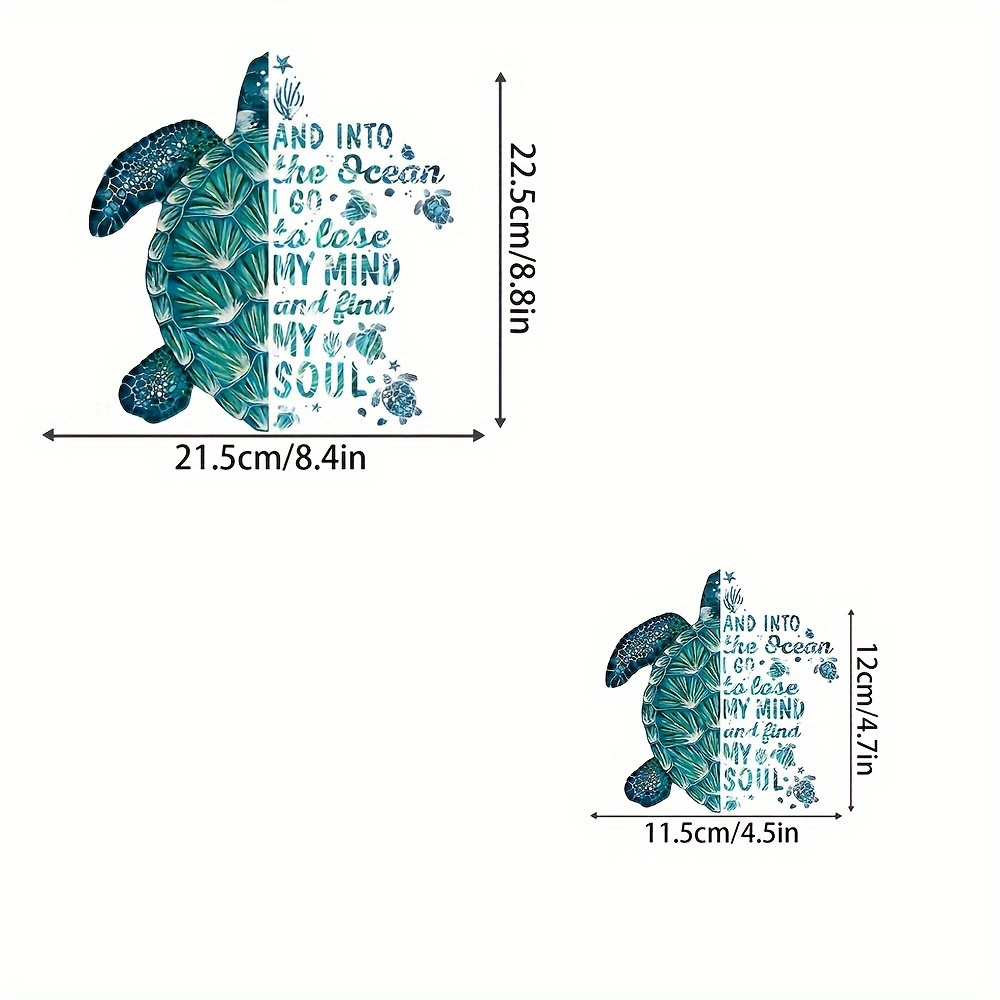 1/2pcs Sea Shell Sea Turtle Hot Extrusion Stickers Hot Transfer Printing Stickers Iron Transfer Printing Stickers Art Crafts Self-made Clothing T-shirts Masks Jeans Backpack Films