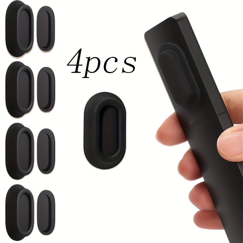 5-Set Magnetic Wall Remote Control Holder – Anti-Loss Storage Hook With Strong Adhesive For TV, AC & Fan Remotes, No-Drill Installation