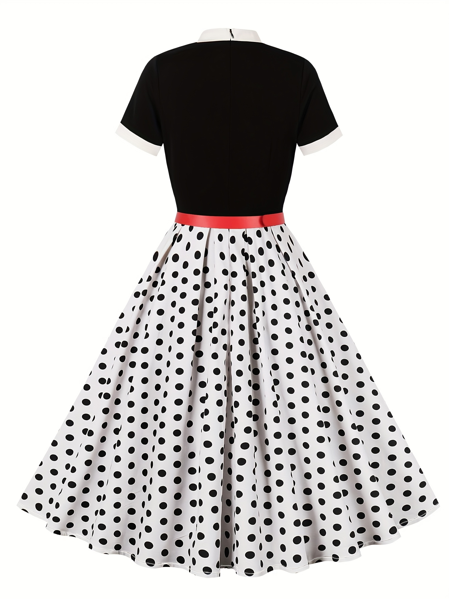 black and white polka dot 50s dress COSTUME RENTAL main image 1