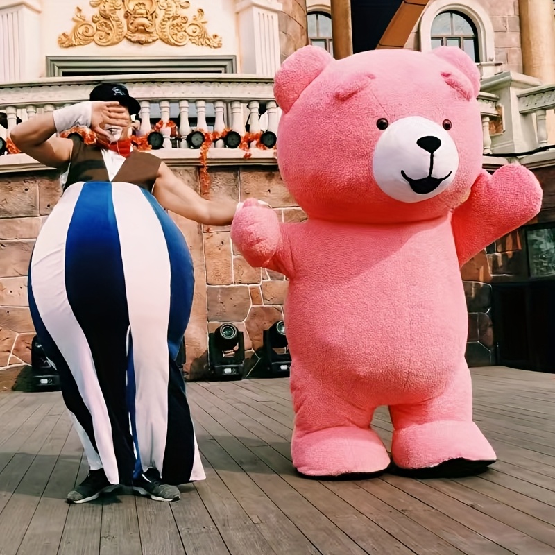 Bear Mascot Costume Onesie Teddy Halloween Bear Mascot Costume