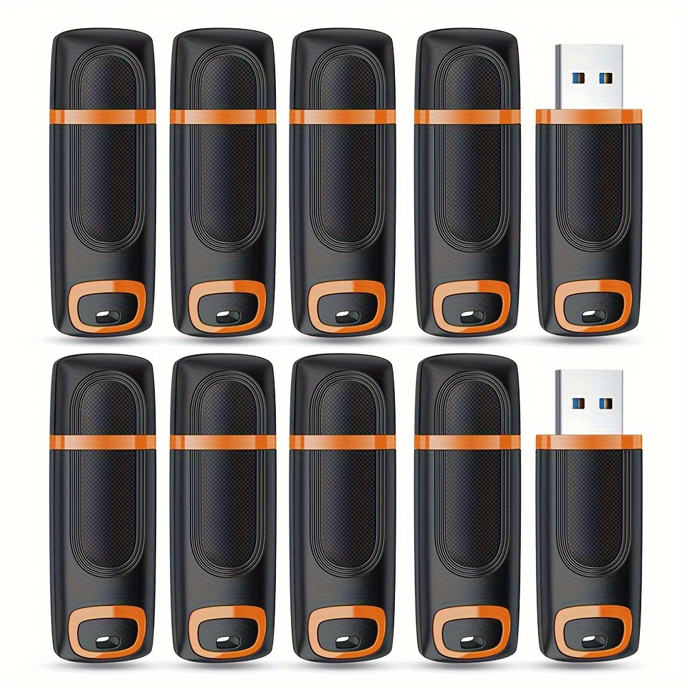 

10-piece 32gb Usb 3.0 Flash Drive Usb Stick 3.0 32gb Jump Drive Portable With Led Indicator For Pc Laptop Backup Storage Data