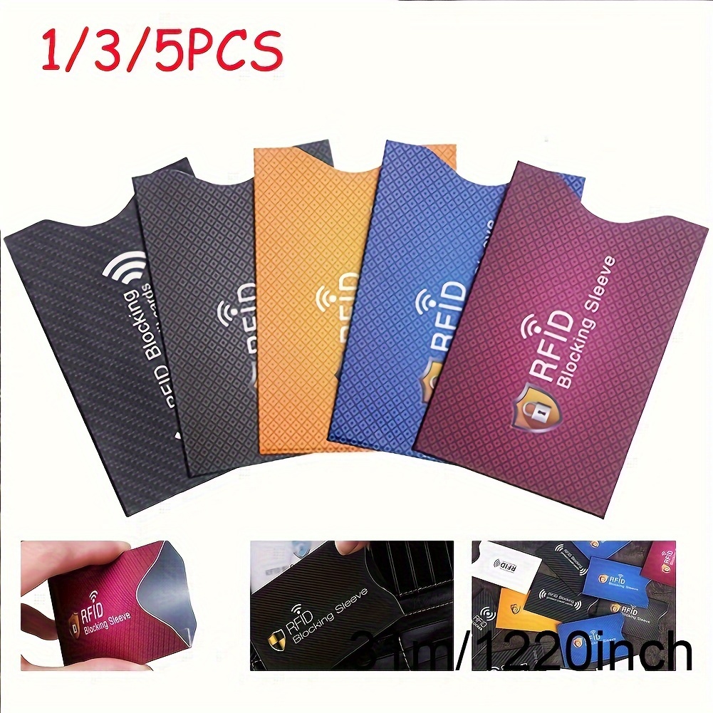 custom art card sleeves RFID Credit Card Sleeve Set | Protect Cards from Theft main image 0