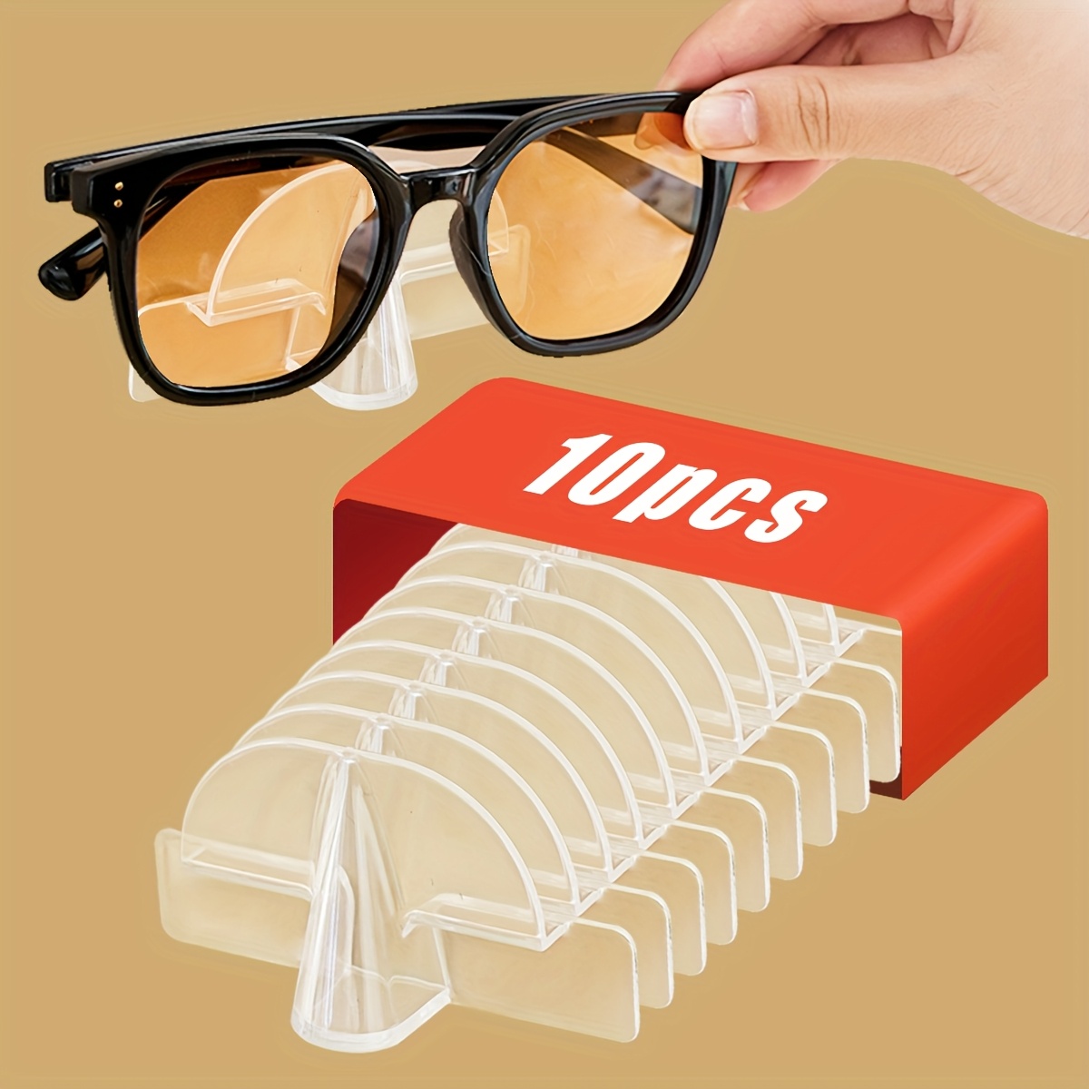 E-shop 10/16//40 Stück Modische Praktische Brillen Aufbewahrungshalter, Wandmontierte Brillen Aufbewahrungswerkzeug, Brillen Display Rack