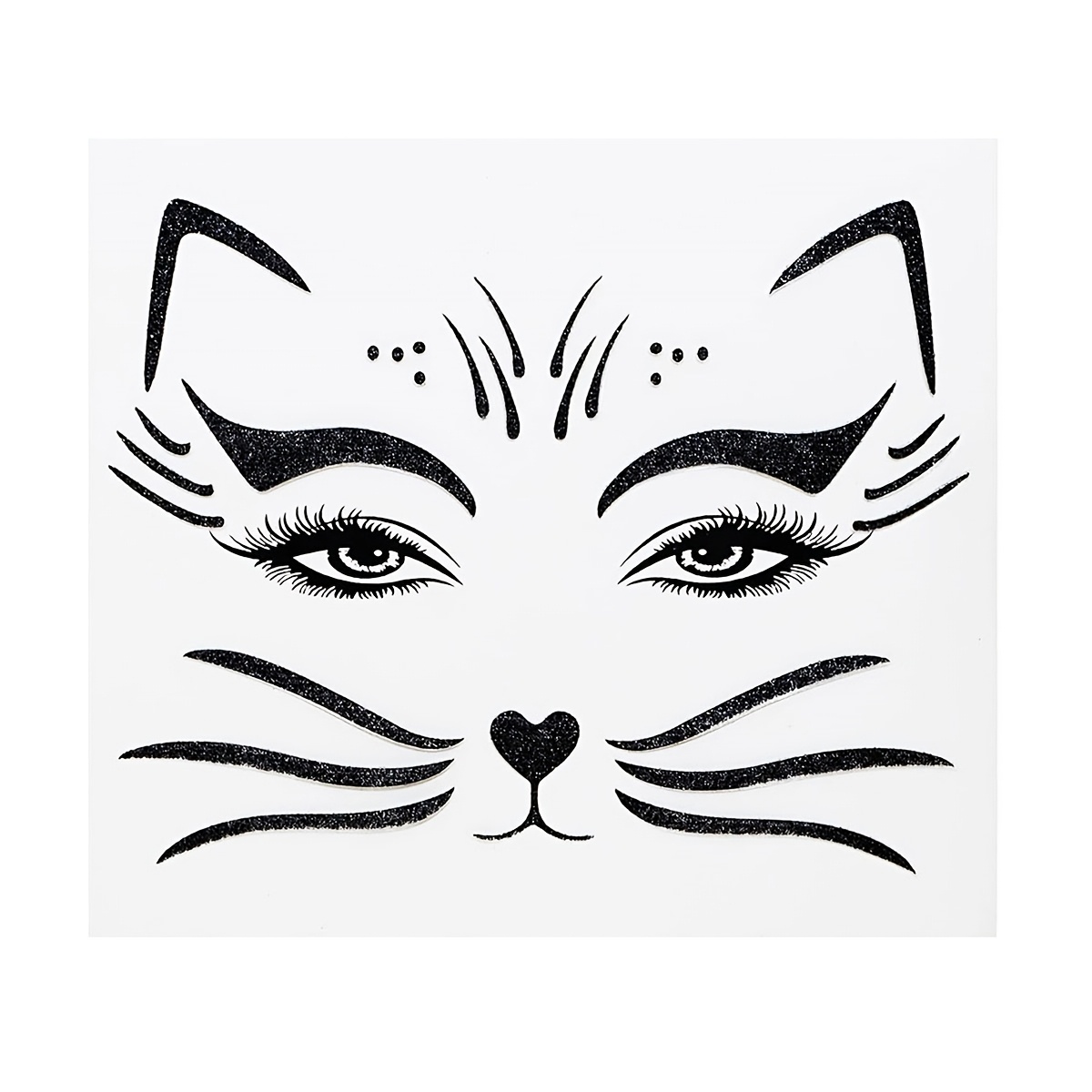 TEMU Face Decorative Stickers For Parties, Gatherings, Stage Makeup, Face Stickers, Cosmetic Decals, Holiday Party Props, Self-adhesive Backing, Sexy