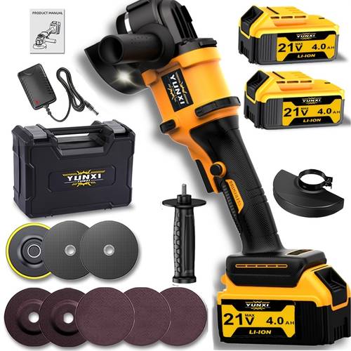 2026 new cordless lithium battery angle grinder toolbox charger and complete additions a multifunctional handheld electric polishing machine suitable for grinding and polishing providing professional polishing gifts for fathers and