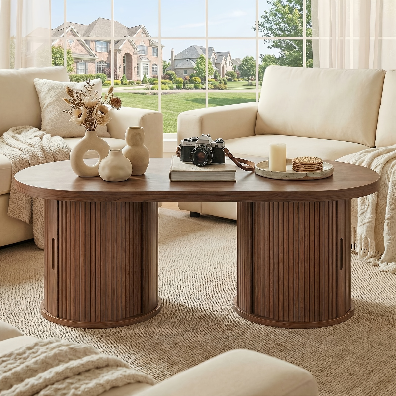 PAZCASA Coffee Table with Storage