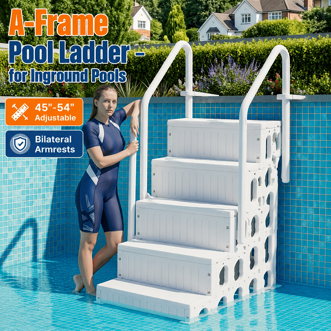 pool ladders sold on Temu United States