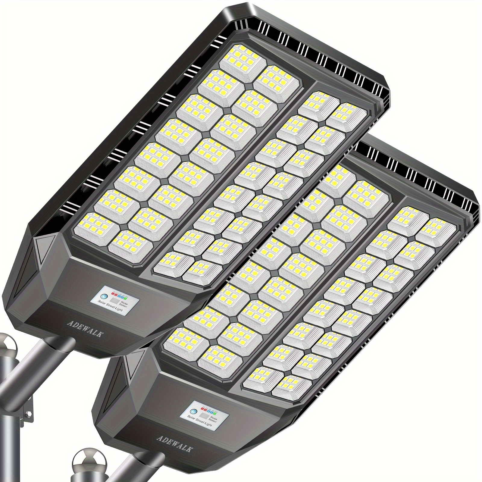 TEMU Adewalk Solar Street Light, Commercial Grade Ip67 Waterproof Solar Outdoor Light With Thickened Shell, Solar Lights Outdoor With Motion Sensor