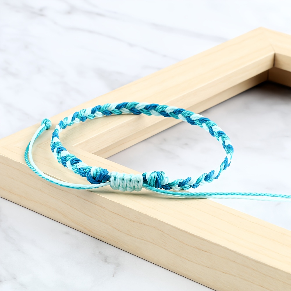 Boho Friendship Bracelet Vintage Style Triple Braid Knot