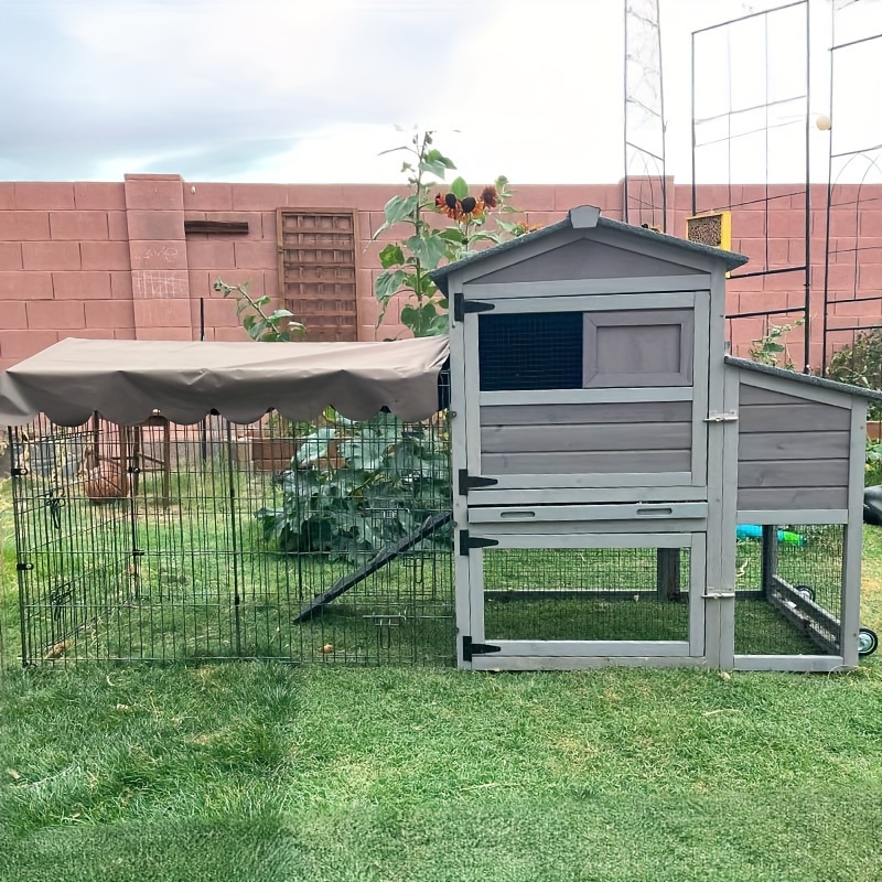 

Aivituvin Chicken With Metal Outdoor Chicken Tractor With Wheels