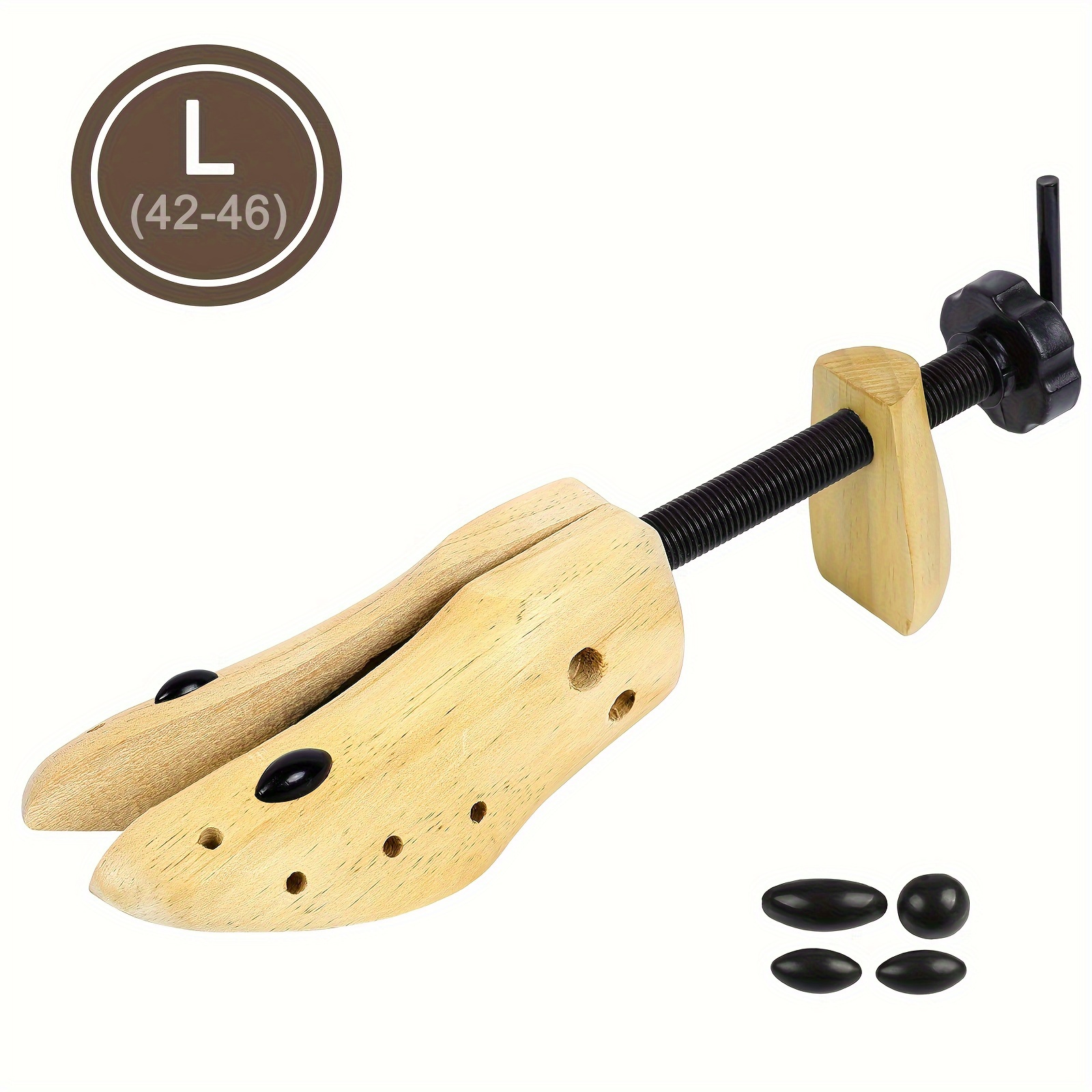 1pc Premium Professional Wooden Shoe Stretcher, 2 Way Shoe Expander Adjustable Shoe Trees For Men And Women, Wood Shoe Shaper - Stretches Length & Width
