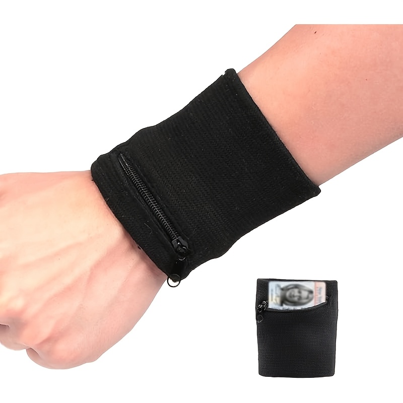 E-shop Reißverschlusstasche, Schweißband/Armband, Geldbörse für Damen Herren, Schlüssel, Ausweis, Karten, Bargeld