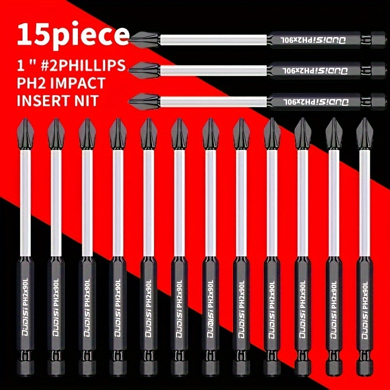 

Set Of Magnetic Bits, Impact Drill Bits, Screwdriver Bits, Accessories For Power Tools, Screw , And Drills