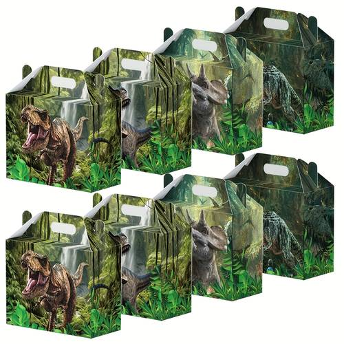 gift for her him 16 dinosaur themed party favor boxes gift boxes featuring themed birthday celebrations and decorations