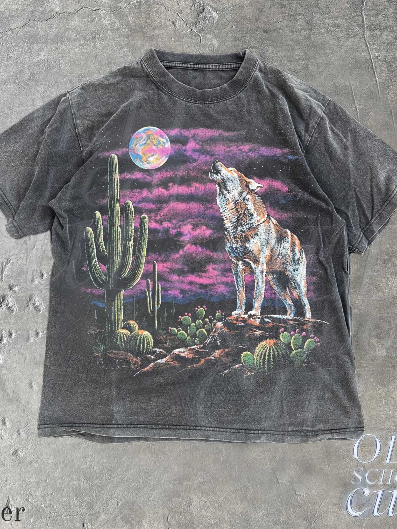 wolf shirt sold on Temu United States