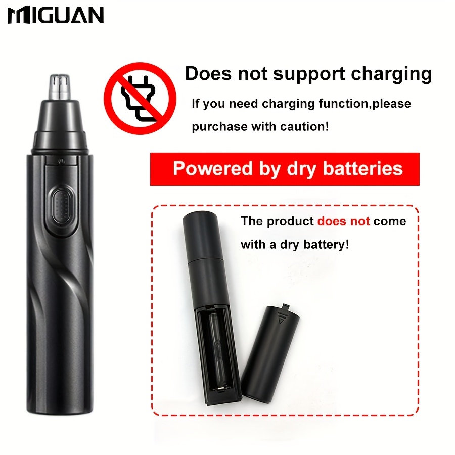 4 in 1 professional grooming kit with nose hair trimmer eyebrow trimmer sideburns trimmer and fine shaver mens personal care tools   1 aa battery battery not included portable and   best gifts for men Product details 7