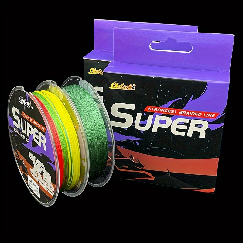 Chelesh 500 Yards Yellow 4 strand Braided Fishing Line Wear - Temu Canada