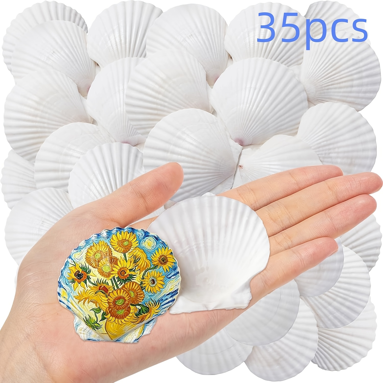 mermaid shell lamp sold on Temu United States
