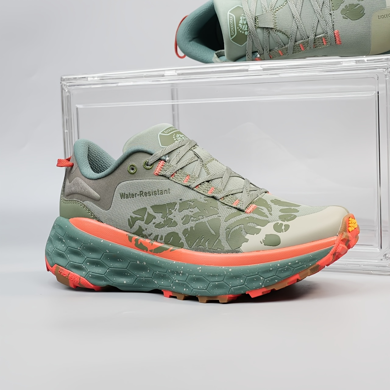 [Sneakers] Men'S Outdoor Shoes Men'S Shoes Lightweight Comfortable Shock Absorption Trail Running Shoes Anti Slip Casual Shoes Fashion Versatile Sports Running Shoes
