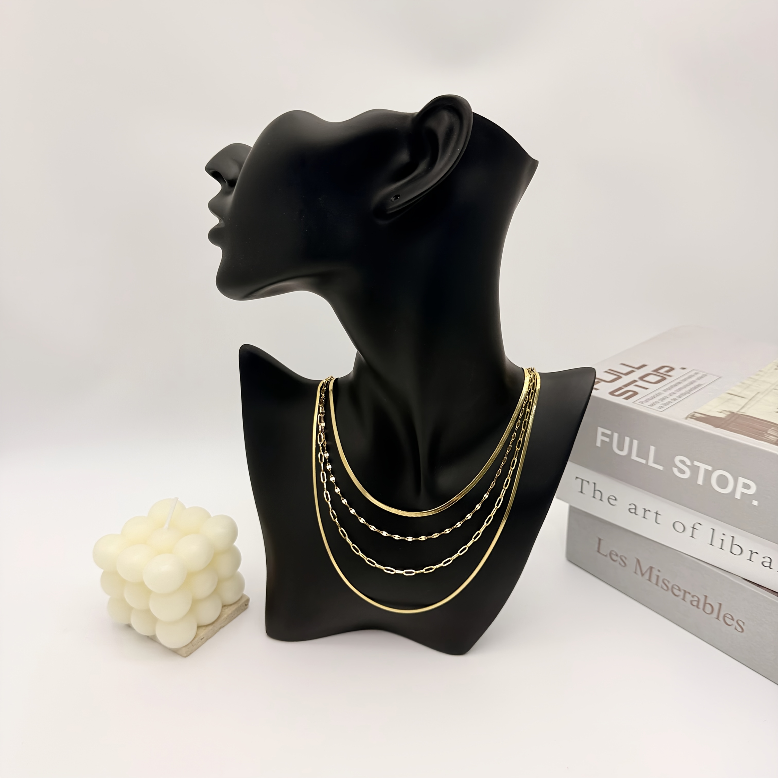 1pc 18K Golden Plated Multi-layer Necklace for Women