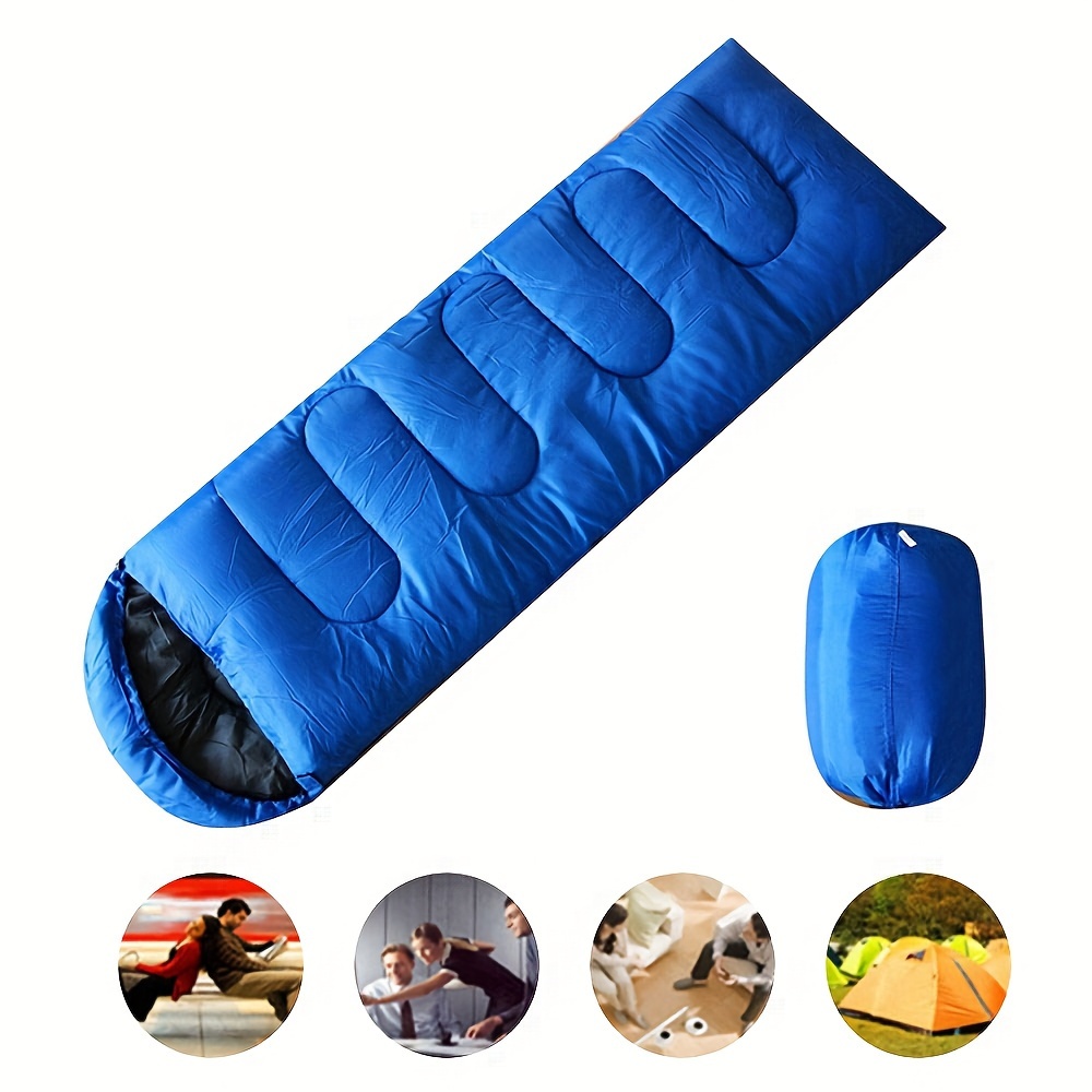 

Sleeping Bag, Outdoor Adult Camping, Overnight , Cold Proof, Single Person Portable, Waterproof, Universal Hiking And Mountaineering