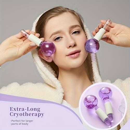 1x 2pcs set face facial massage ball for