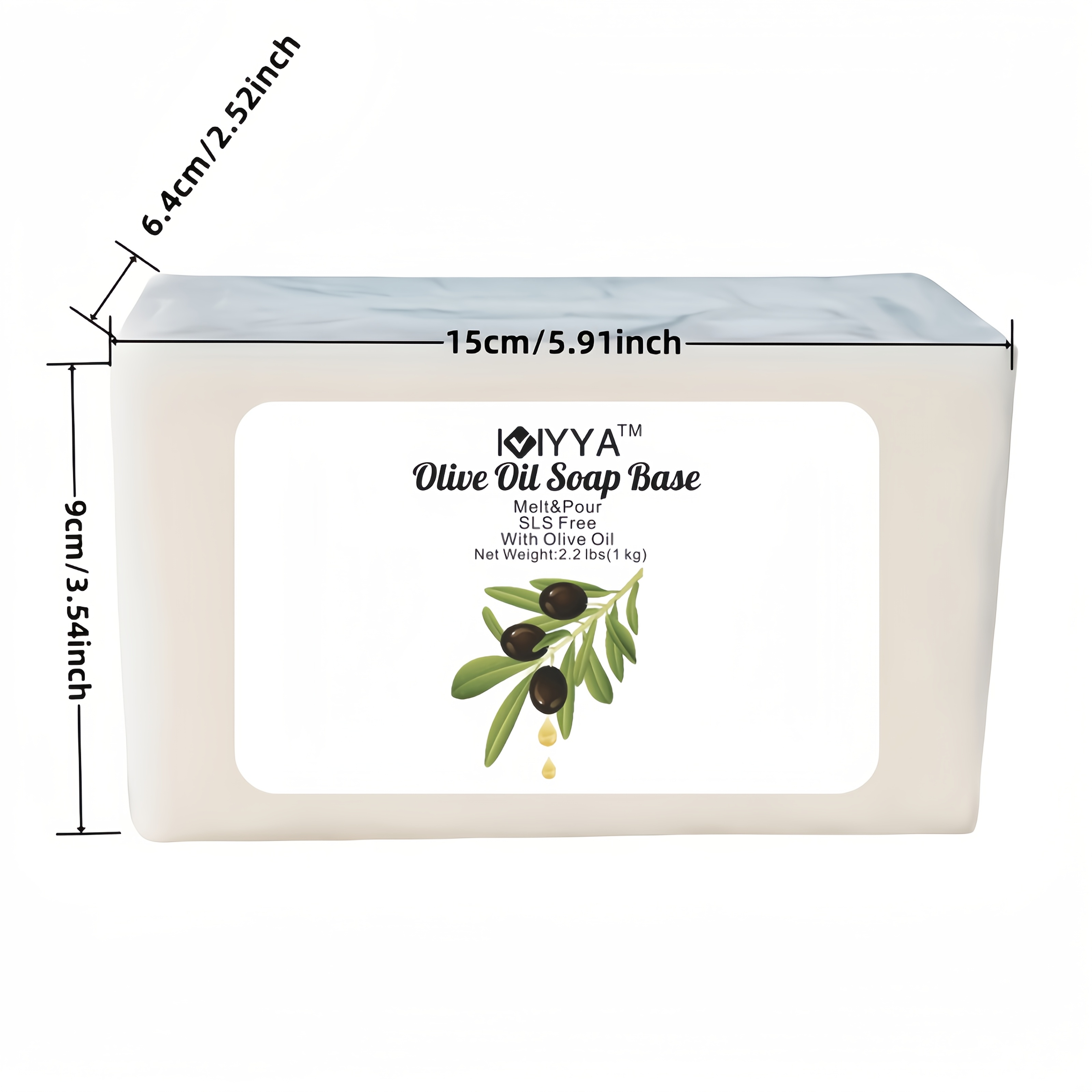 0.66/1.1/2.2lbs Olive Oil Base For The Best Result For Soap-making
