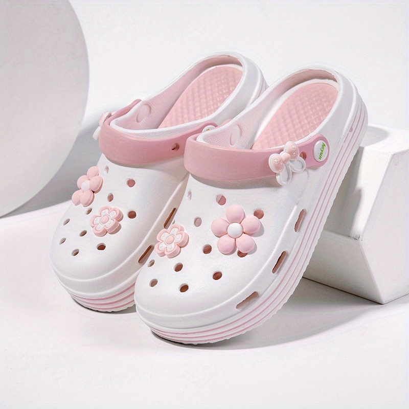 Image of Women's Clogs, Mules, Casual And Comfortable Indoor And Outdoor Slippers, Summer , Women's Sandals, Women Shoes