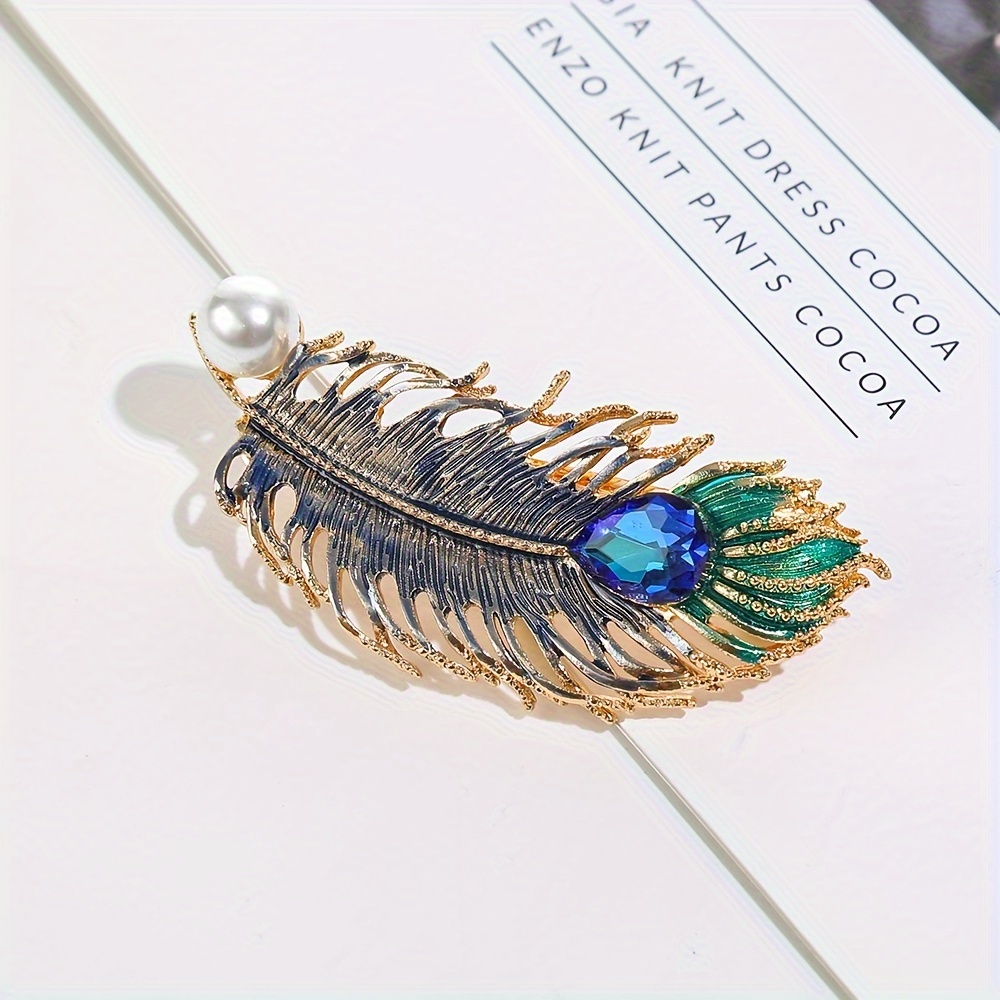Image of Fashionable Retro European And American New Leaf Spring Clip Hair Additions