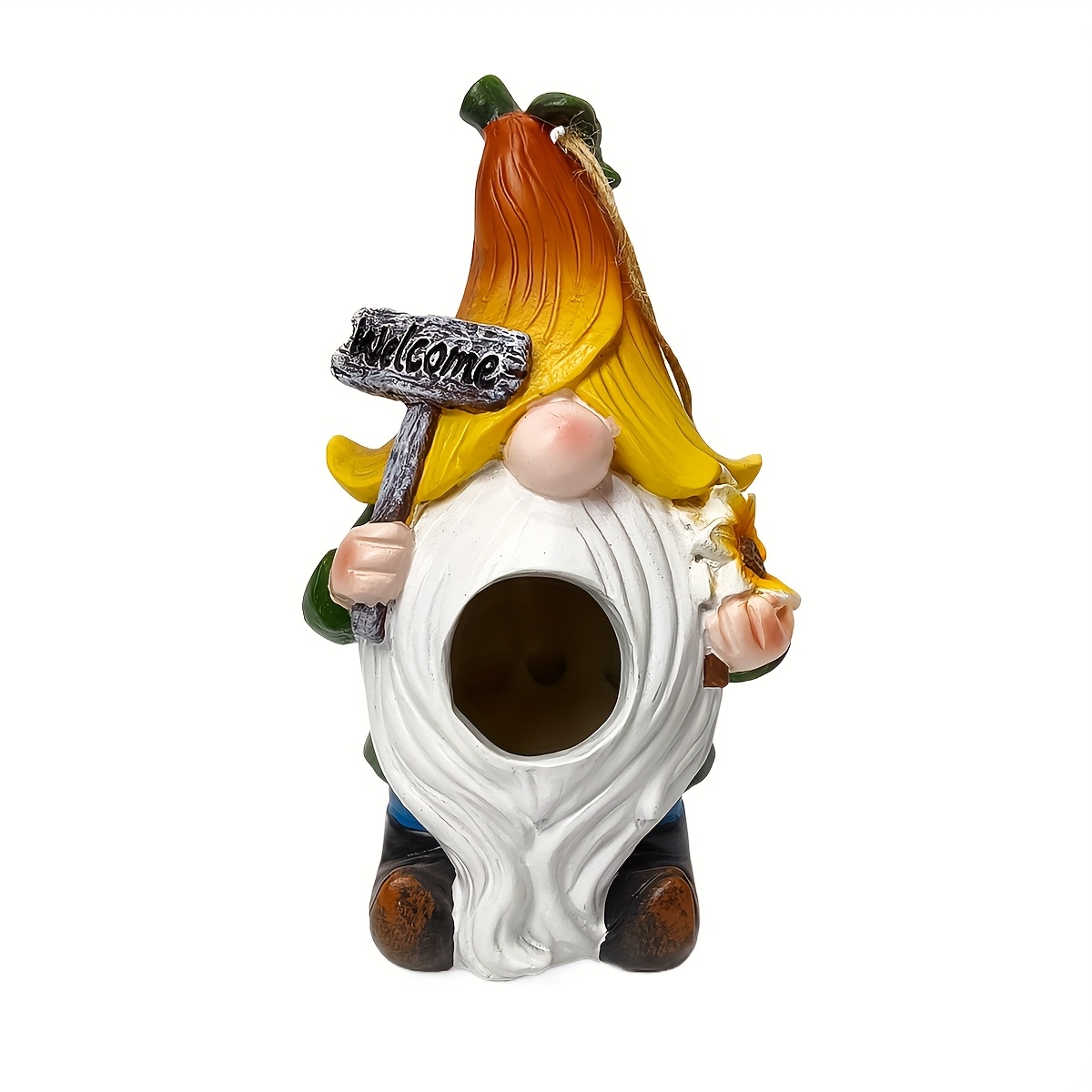 1pc Gnome-shaped Birdhouse Outdoor Garden Decoration For