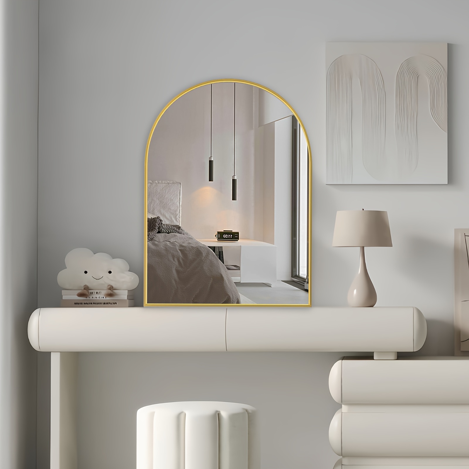 Espejo De Pared Irregular Espejo Decorativo De Alta Gama - Temu