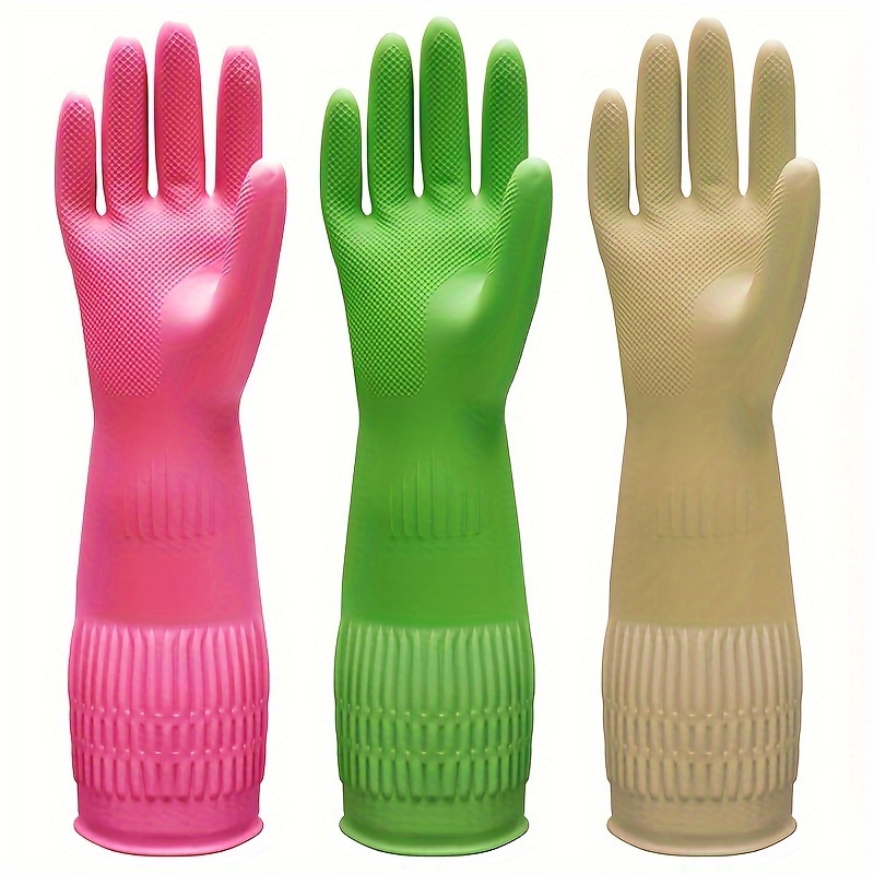 

3pcs Cleaning Gloves - , , For , Dishwashing & - Dry, -