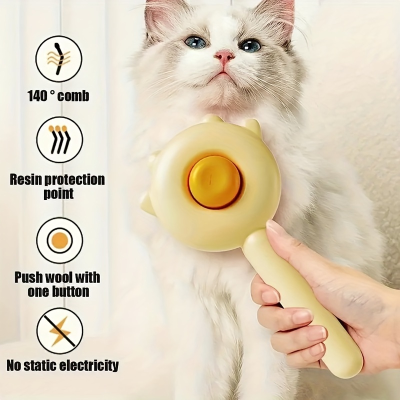 

Brosse de de soies en inoxydable, peigne en plastique retirer les poils d', de massage éliminer les poils morts chats, de massage à un , , pointue en résine, chats et lapins