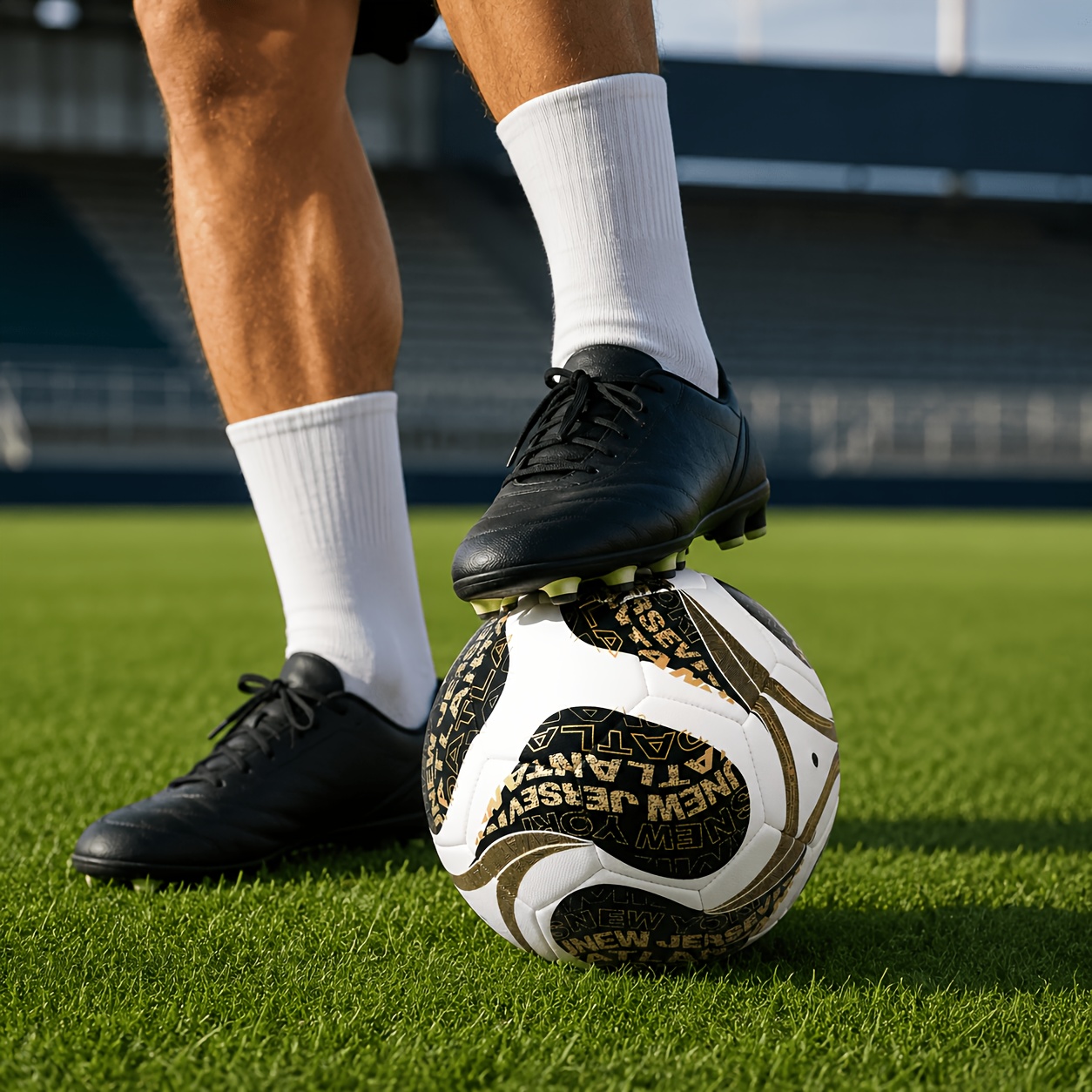 size 5 pu soccer ball machine stitched football with durable composite pu surface stable     and long   indoor   match practice ball for men and women Product details 5