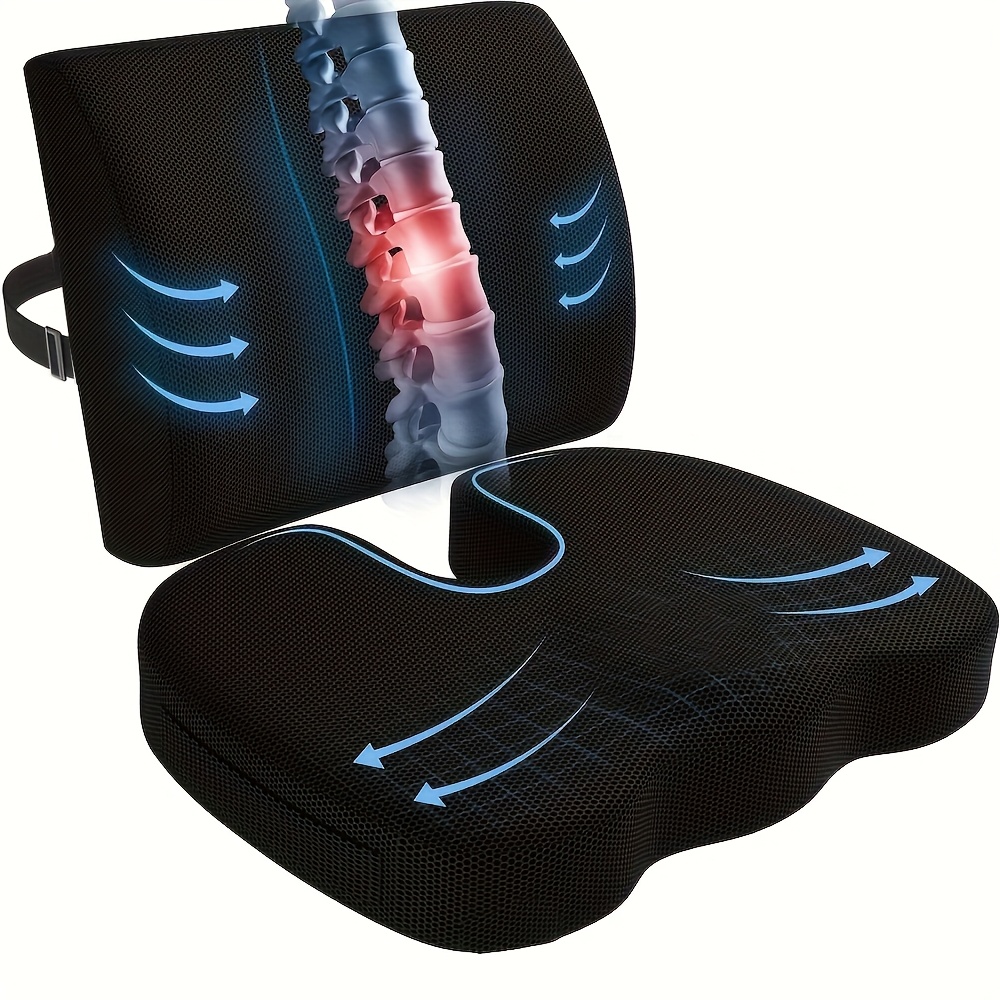 seat cushion set combination memory office chair lumbar support car backrest beauty hip pad Product details 0