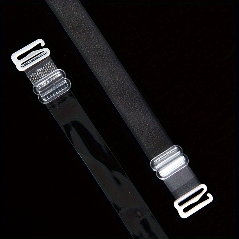 Transparent Bra Straps with Elastic Matte Bra with Crystal Invisible Strap