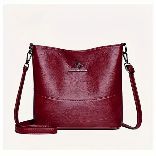 fashion crossbody bag for women pu handbags shoulder bucket bag